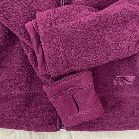 Marika Purple Hooded Fleece Jacket with Plush Lining - Picture 7 of 10